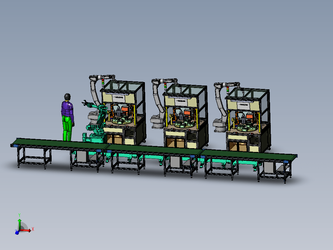 机械手自动化焊接与视觉检测工作台