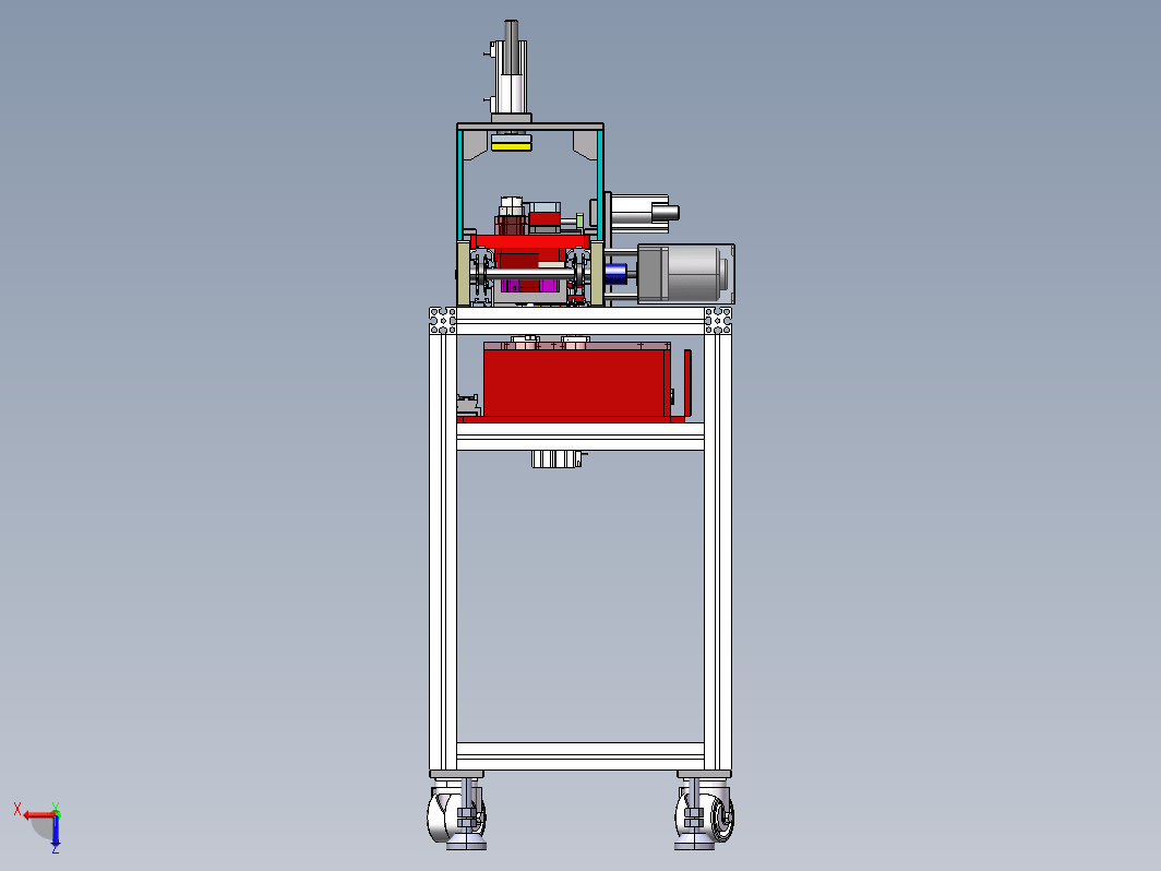 手机USB充电器插头通电测试机