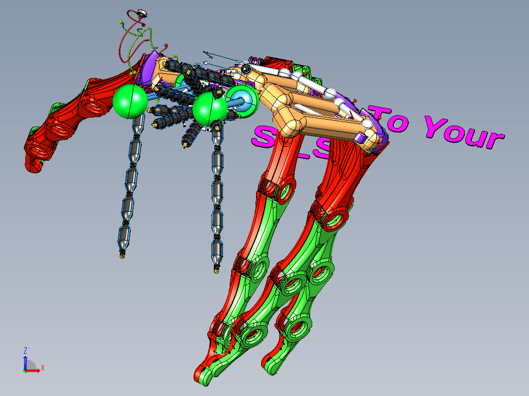 CLAW FOREARM手臂仿生结构