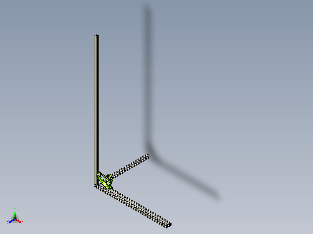 20X40mm挤压导轨衍生式设计角撑