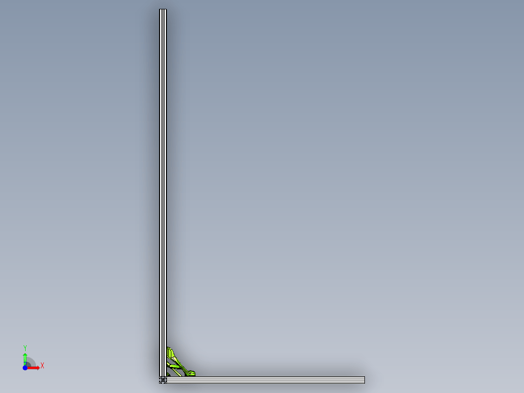 20X40mm挤压导轨衍生式设计角撑