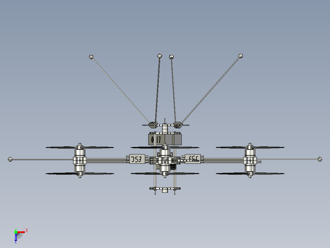 四轴飞行器 Octocopter XS