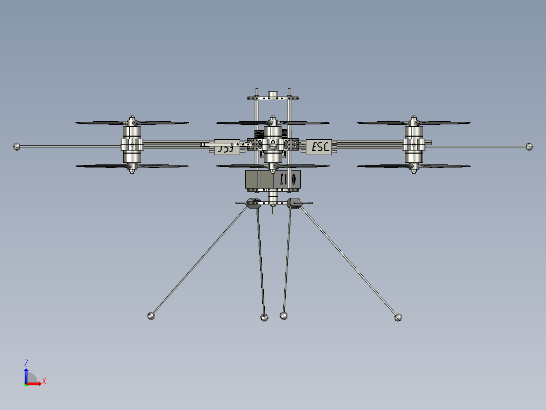 四轴飞行器 Octocopter XS