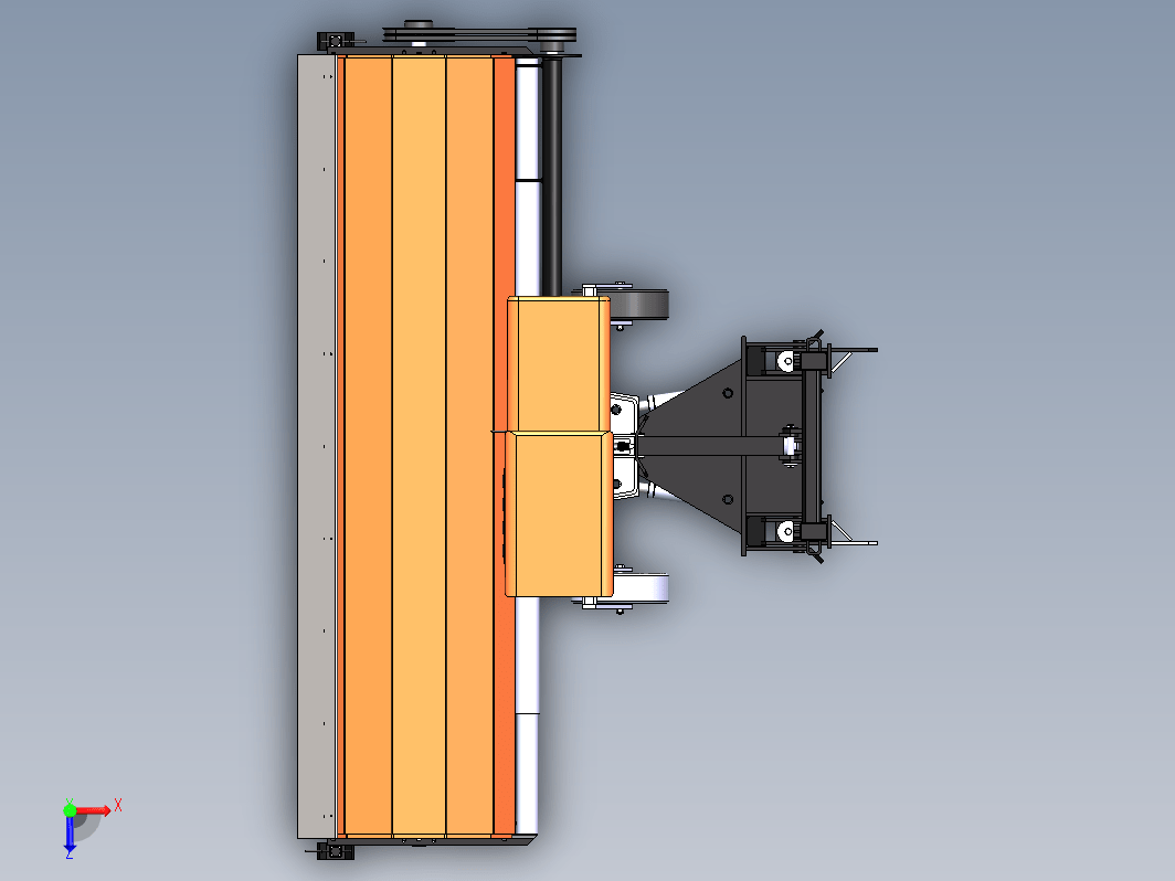 除雪车雪刷机构设计三维SW2016带参+CAD+说明书