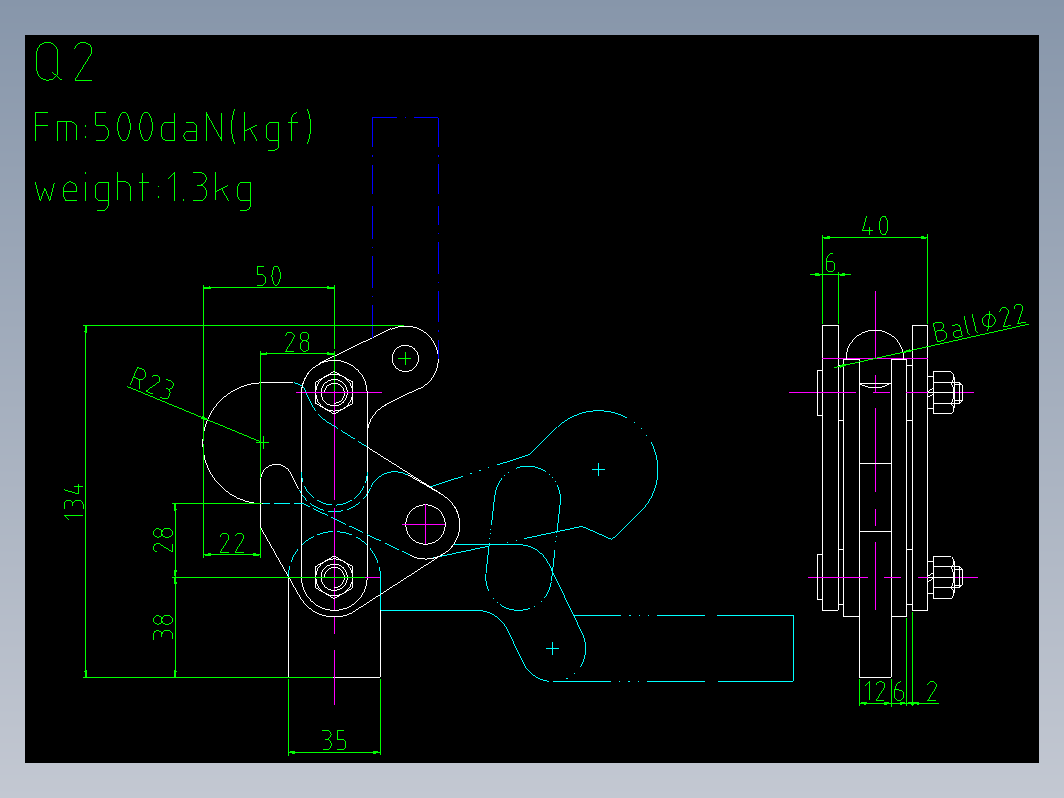 快速钳夹肘夹卡钳-Q2