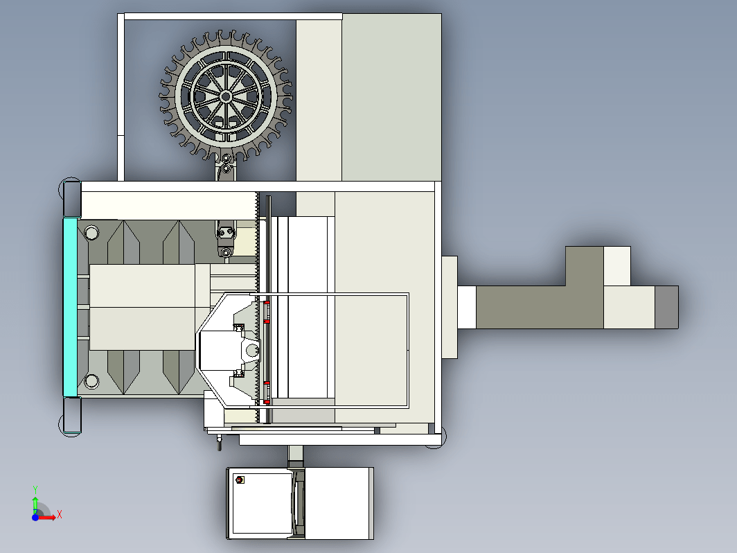 DMC70V-HY-DIN-经典机床外壳