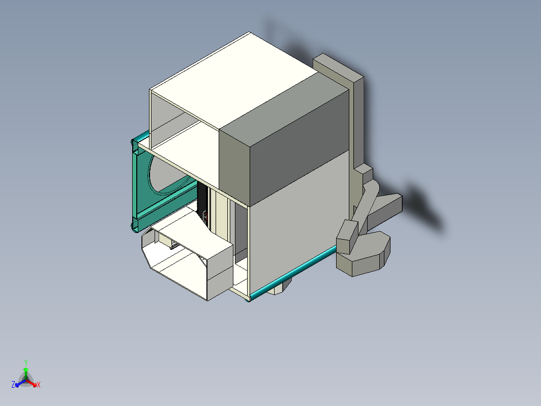 DMC70V-HY-DIN-经典机床外壳