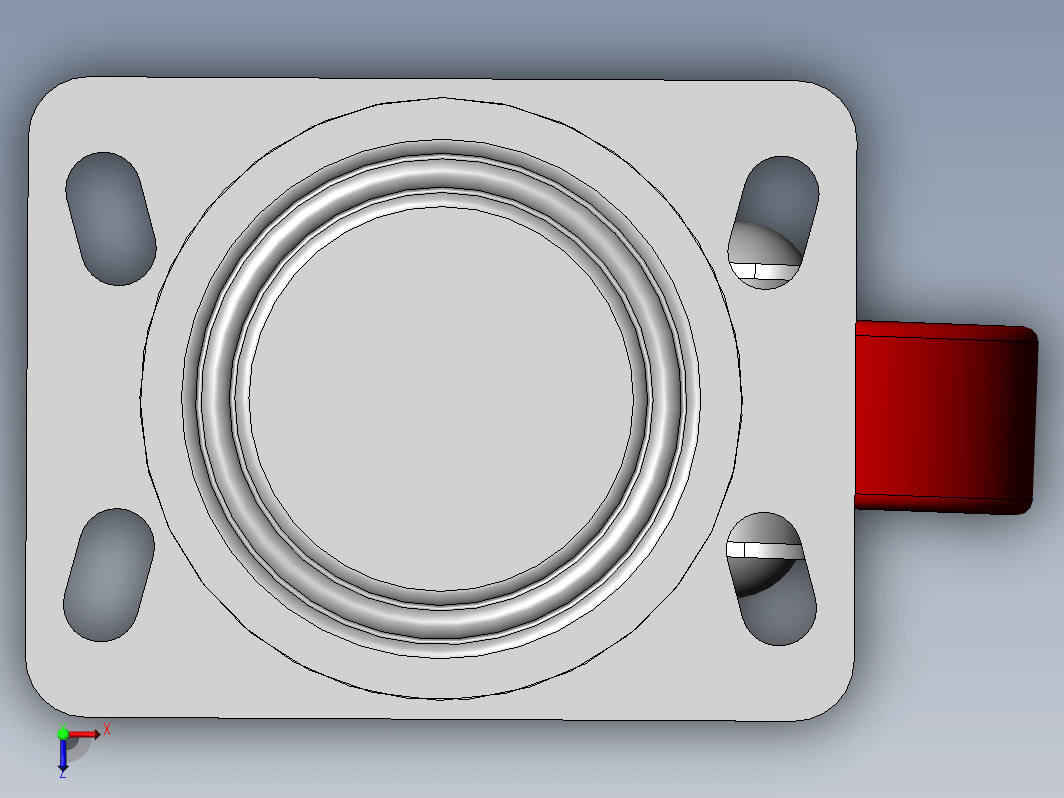 Caster直径轮80mm高110mm脚轮