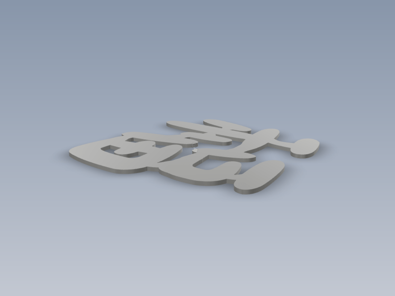 福 字3D打印图纸 slt格式