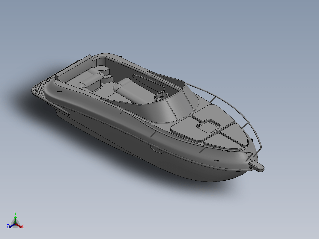 25-ft小游艇模型