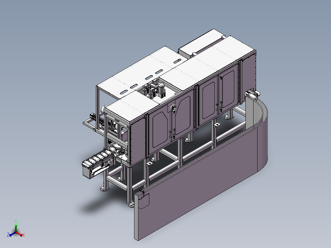 电机轴承抛光组装机器（全套模型）