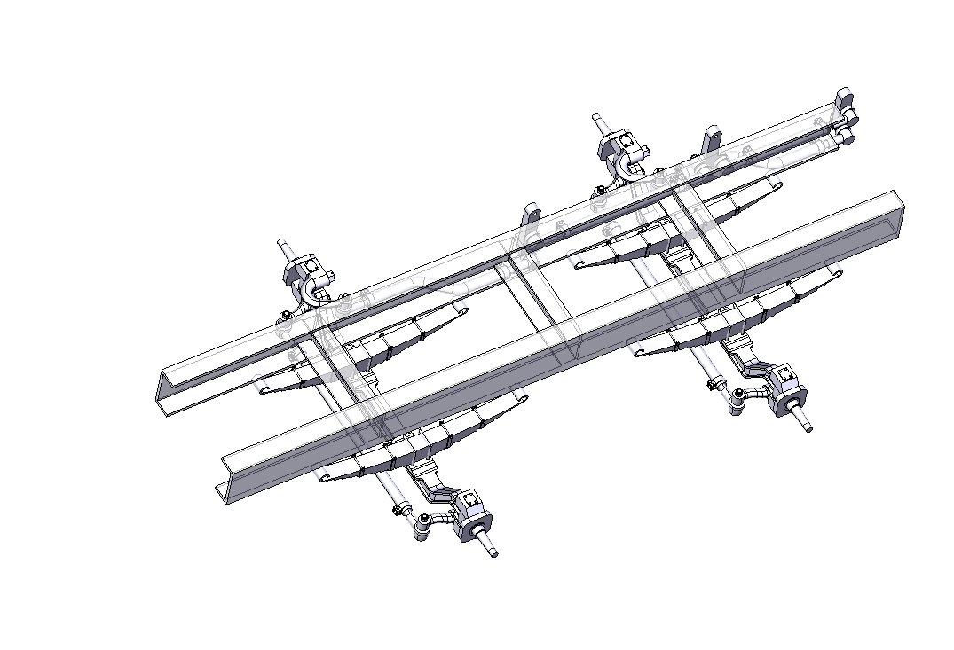 某货车双前桥转向系统优化设计三维CatiaV5R20带参+CAD+说明书