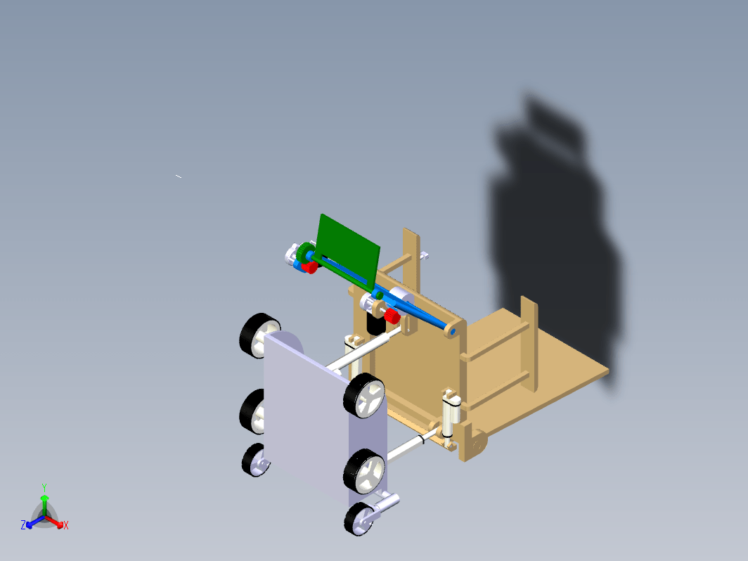 全自动多功能坐态调整轮椅设计三维CatiaV5R21带参+CAD+说明书