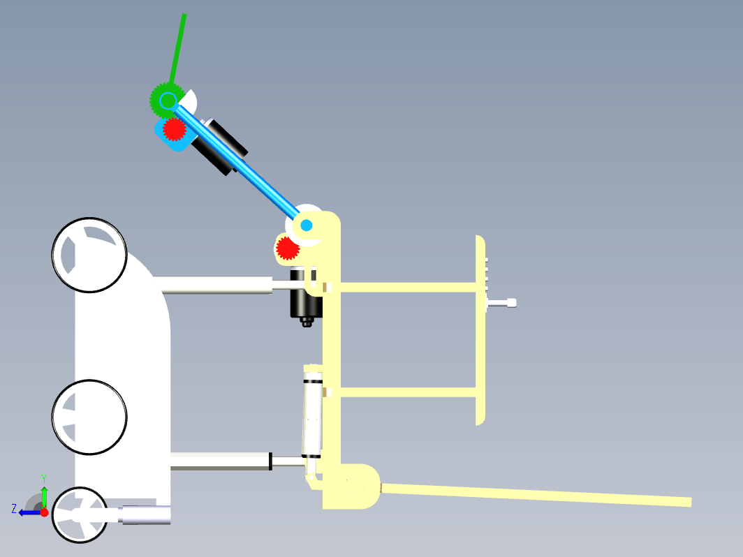 全自动多功能坐态调整轮椅设计三维CatiaV5R21带参+CAD+说明书