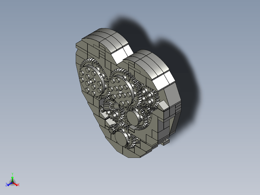 lego-technic跃动的红心玩具模型