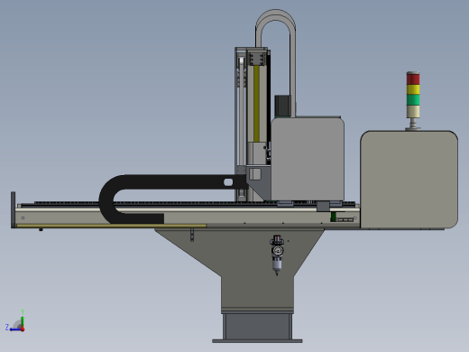 注塑机五轴伺服双截机械手solidworks三维模型图纸缩略图
