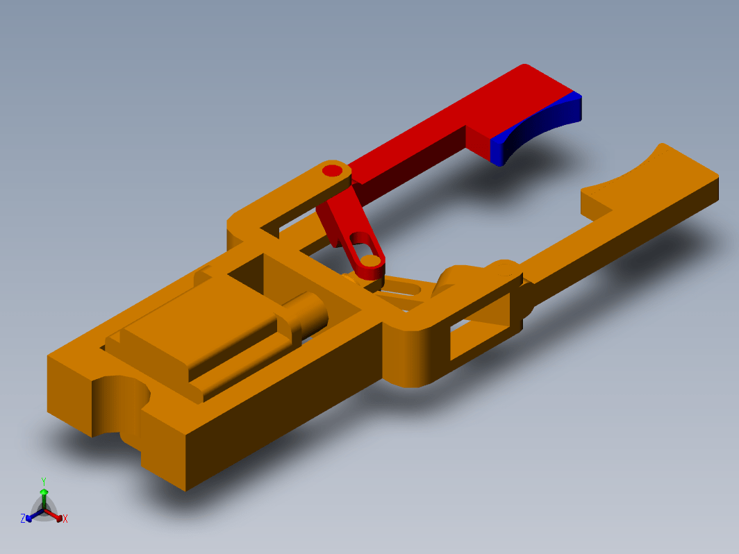 夹爪，采摘手，solidworks格式