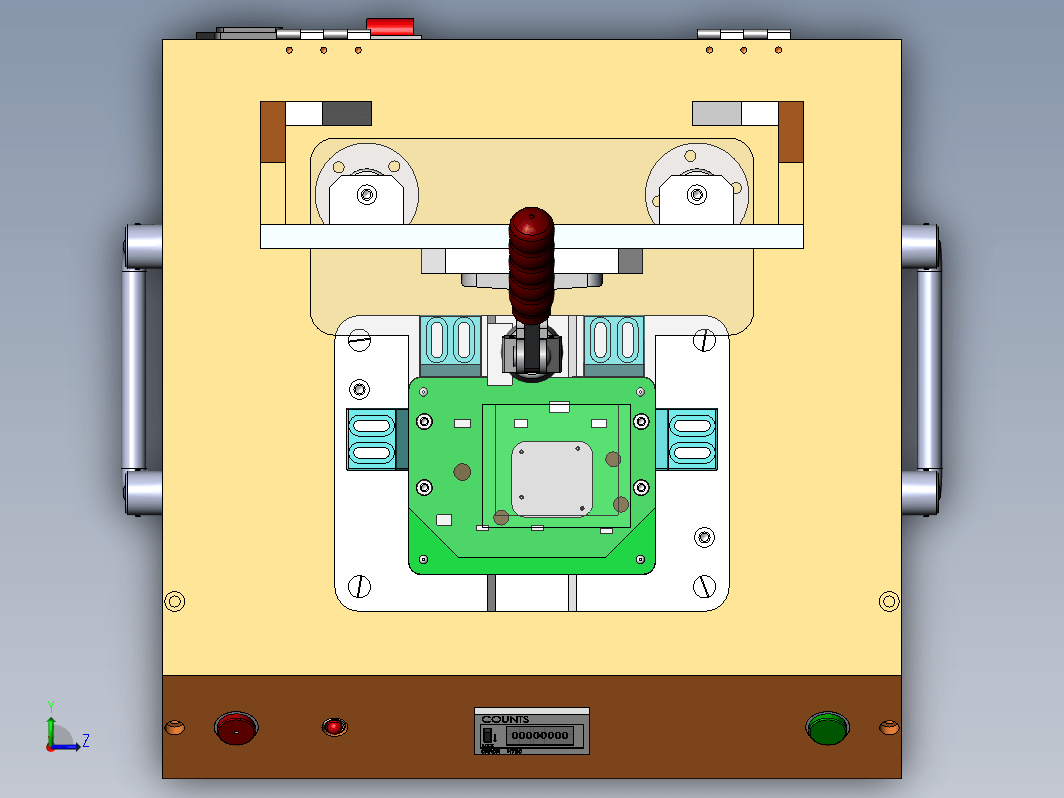 PCB简易手动测试治具