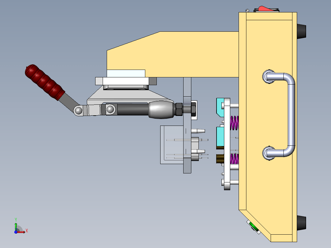 PCB简易手动测试治具