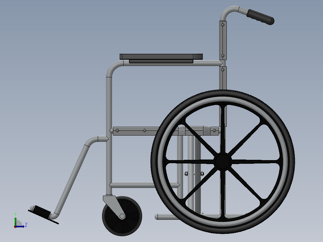 轮椅模型设计