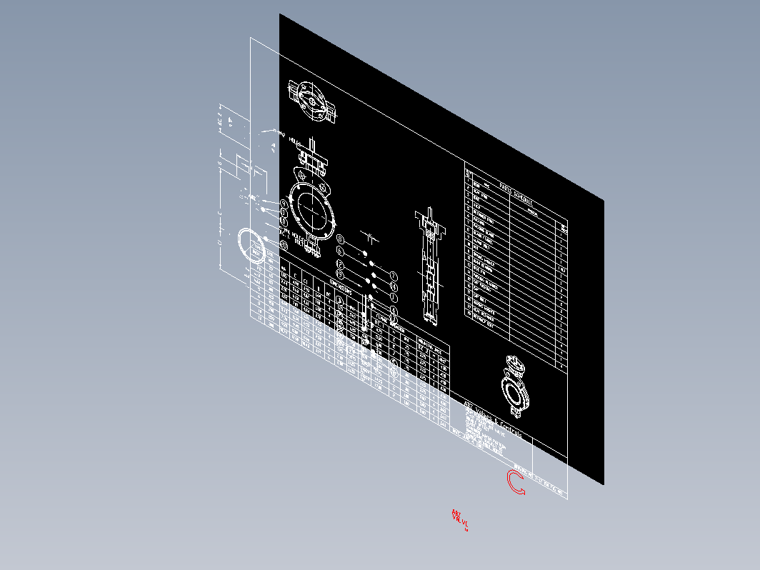 蝶阀 2-12 150 FIG 401