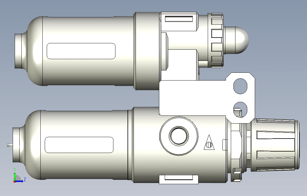 气源处理元件三点式组合3D-AFC-150-H-BG系列