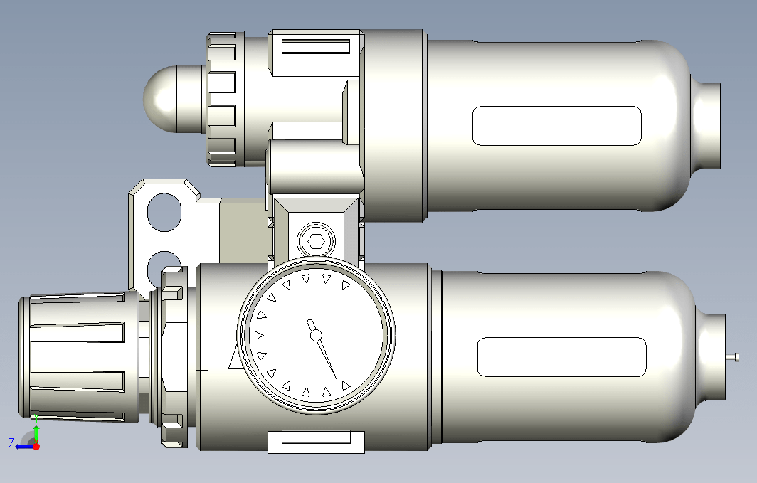 气源处理元件三点式组合3D-AFC-150-H-BG系列