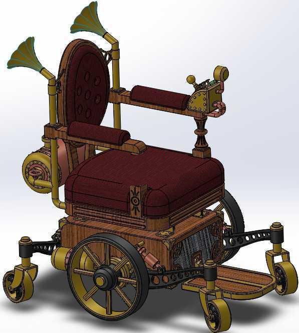 【426】蒸汽朋克机械轮椅