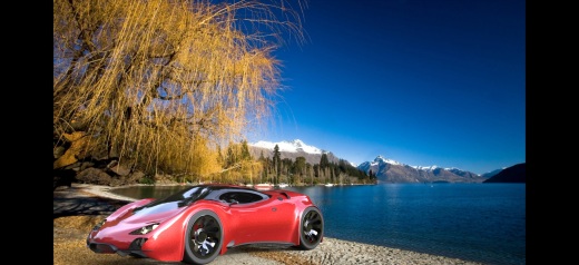 迈凯轮 Mclaren alligator跑车设计