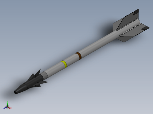 Aim-9 E“响尾蛇”红外寻的空对空导弹缩略图