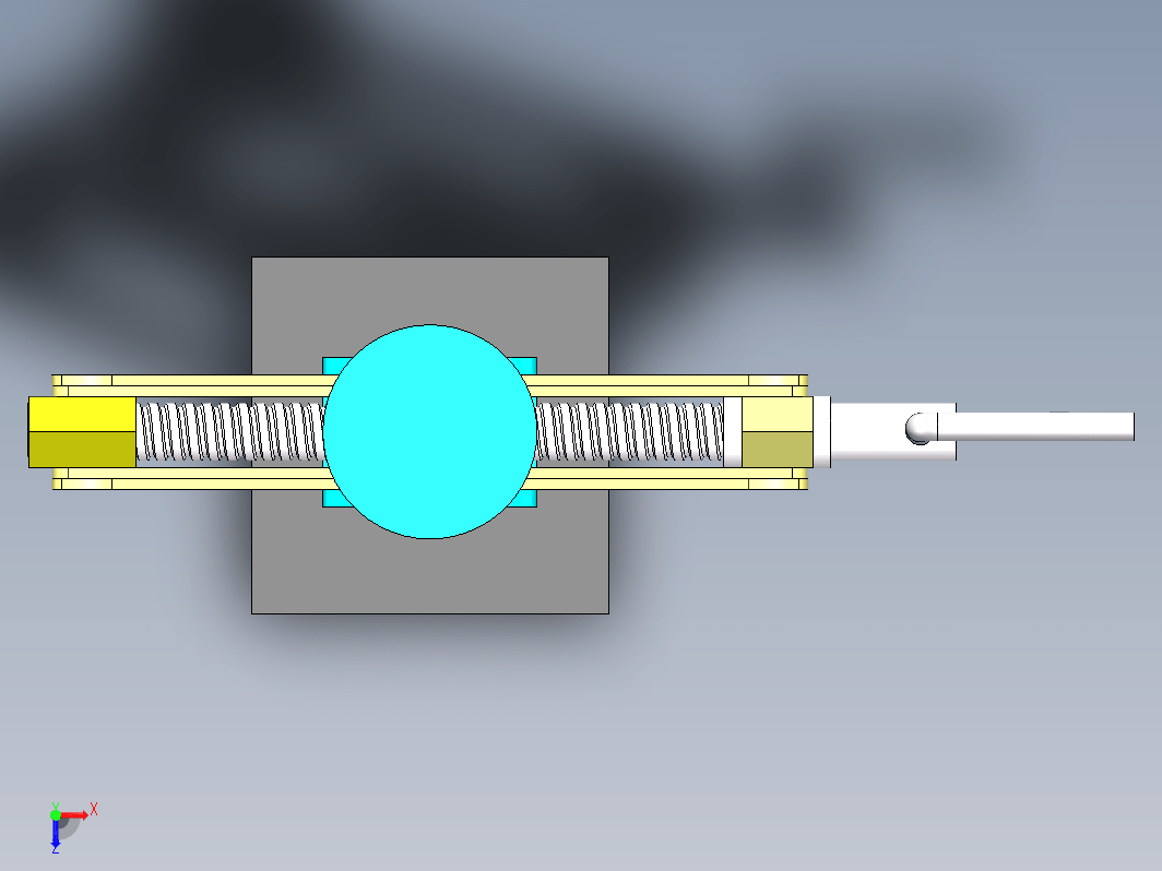 手摇千斤顶模型