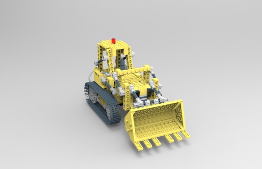 推土机拼装模型 Bulldozer缩略图