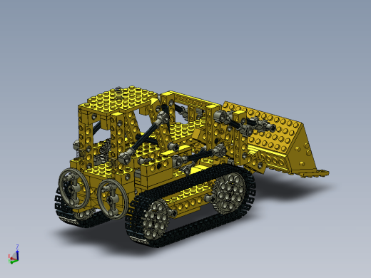 推土机拼装模型 Bulldozer缩略图