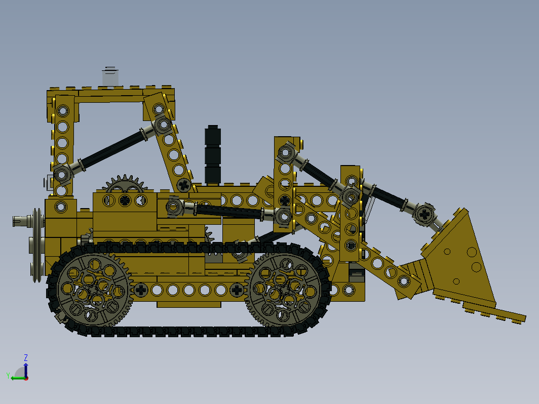 推土机拼装模型 Bulldozer