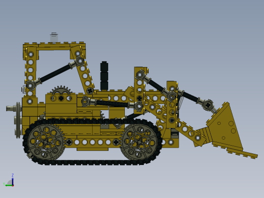 推土机拼装模型 Bulldozer缩略图
