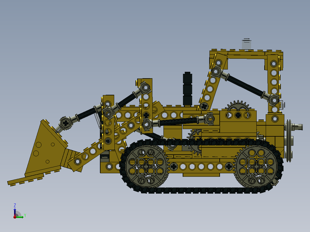 推土机拼装模型 Bulldozer