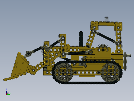 推土机拼装模型 Bulldozer缩略图
