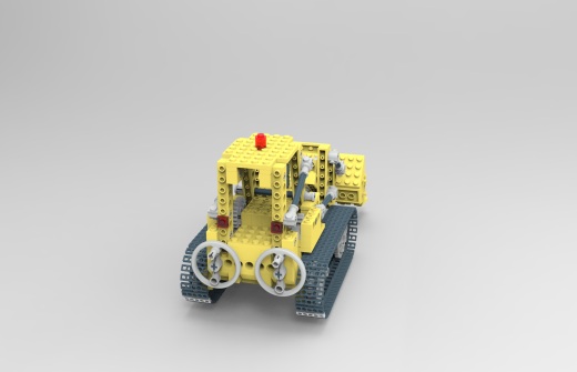 推土机拼装模型 Bulldozer缩略图