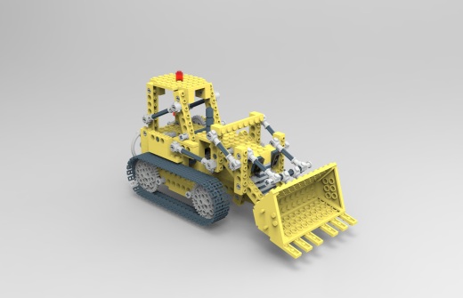推土机拼装模型 Bulldozer缩略图