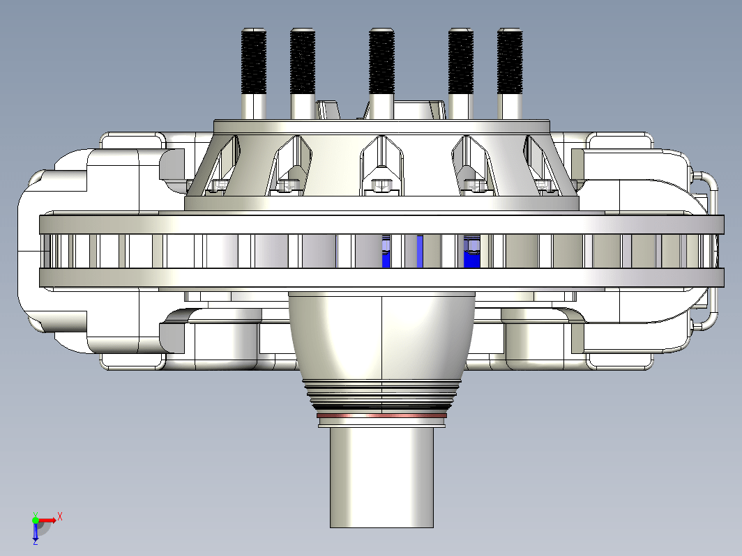 ccb复合陶瓷制动器模型3D图纸 CATIA设计 附STP IGS