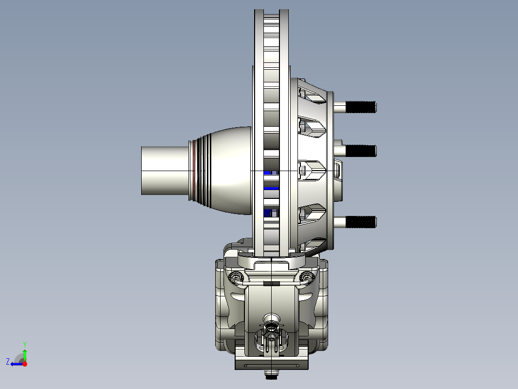 ccb复合陶瓷制动器模型3D图纸 CATIA设计 附STP IGS