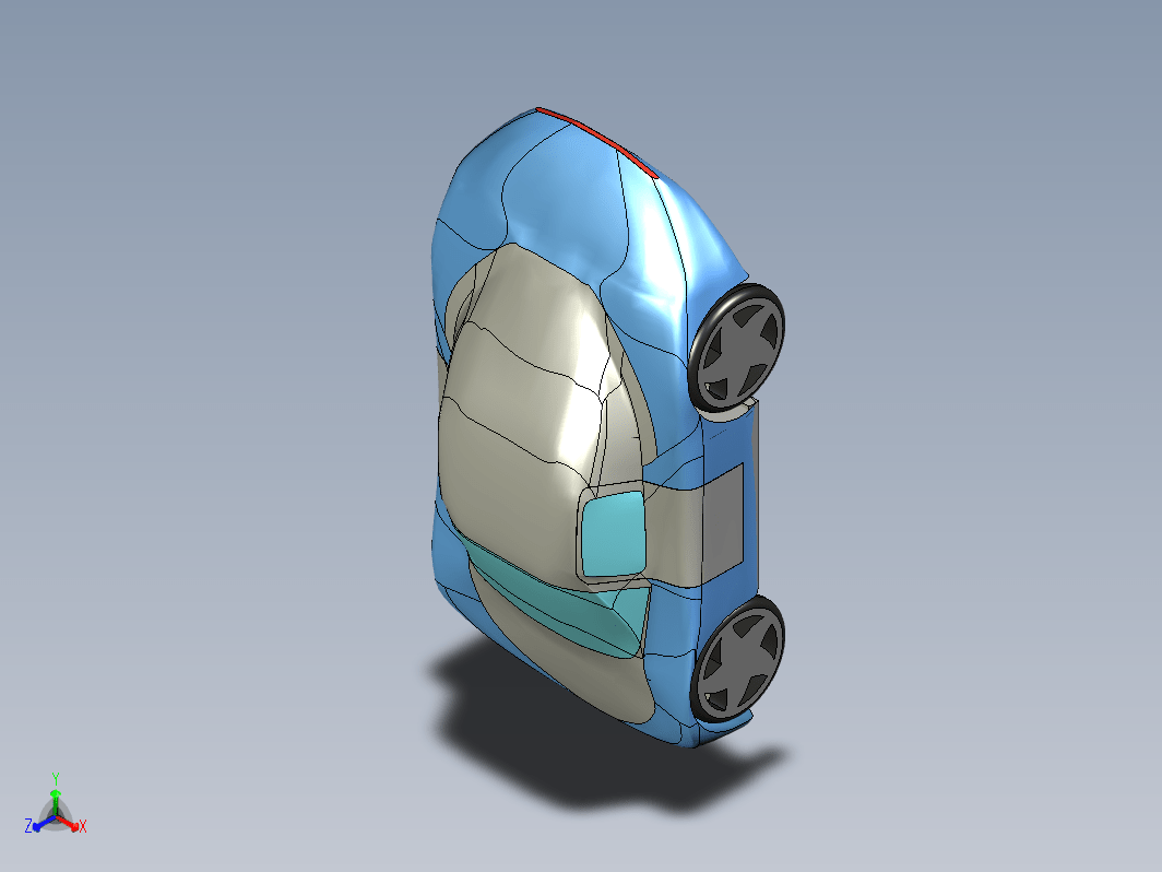 Prototype Electric Car小型电动汽车造型