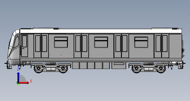 F0283-地铁设计模型图