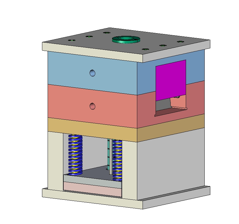 M120圆盒注塑模具设计【三维PROE】三维ProE5.0带参+CAD+说明书