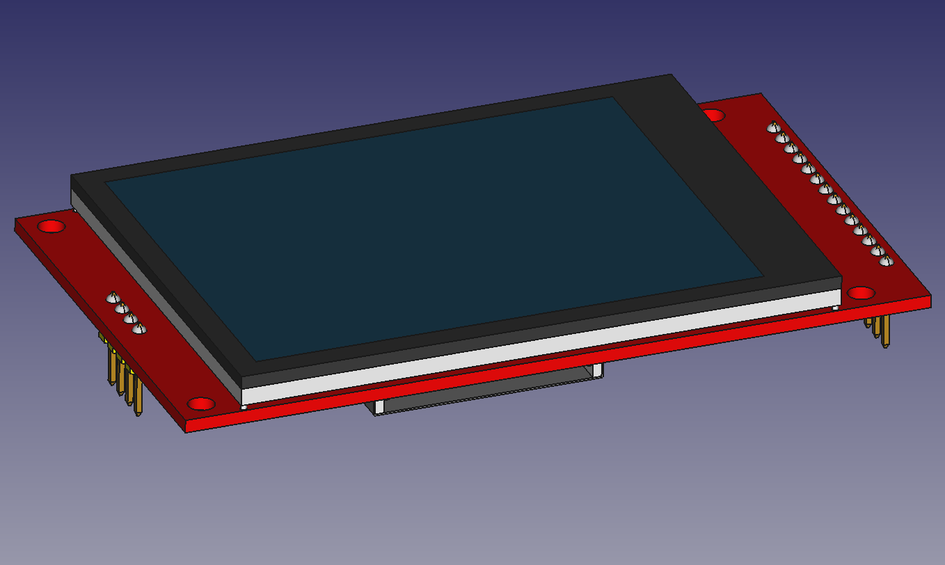 2.8 英寸 TFT LCD 240x320 显示屏