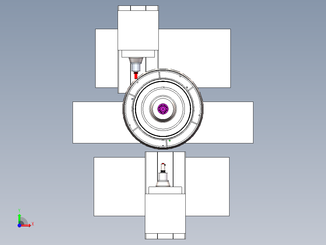 C1800轮毂夹具组装图