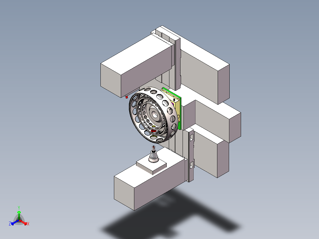 C1800轮毂夹具组装图