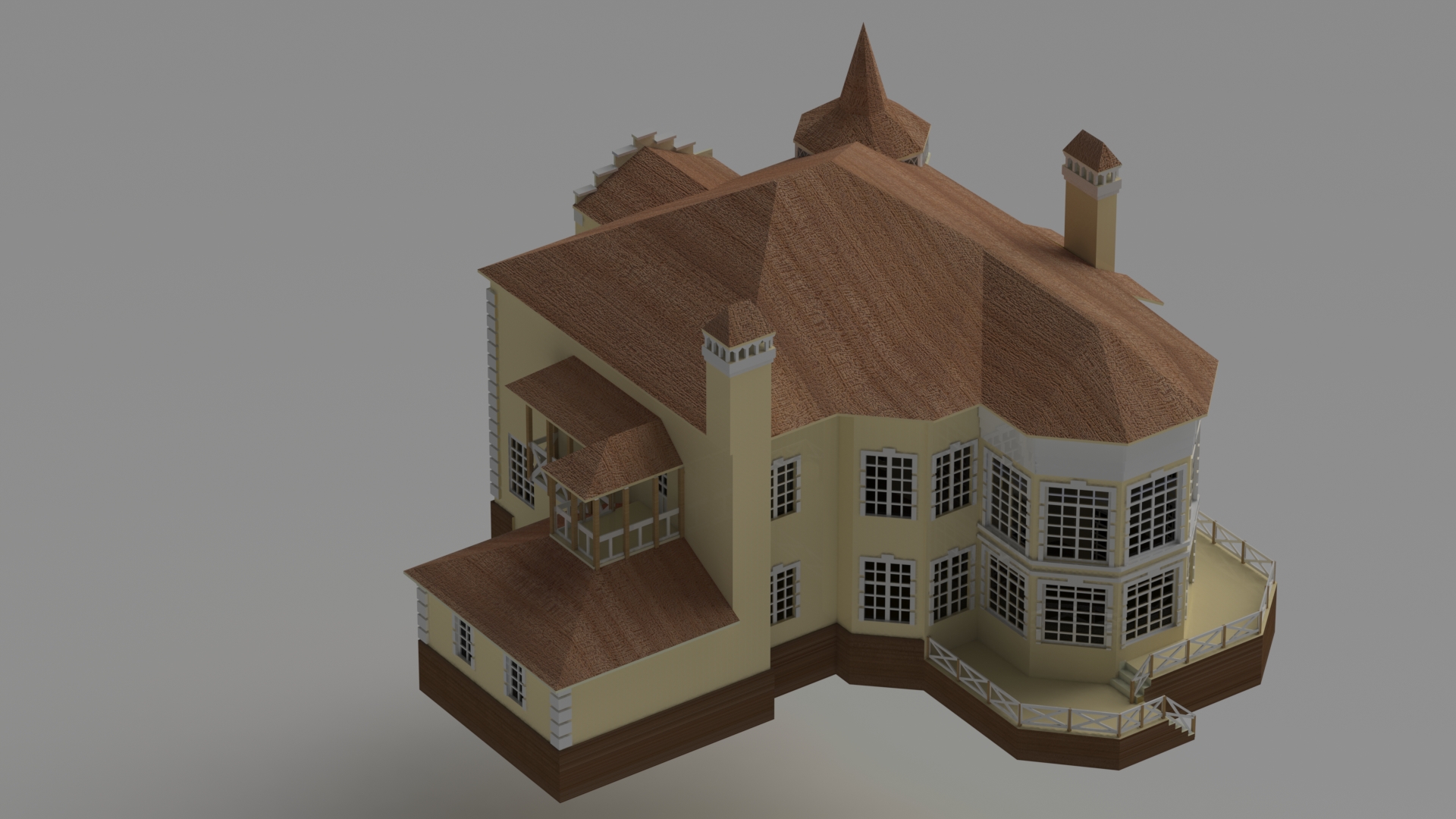 洋房别墅模型