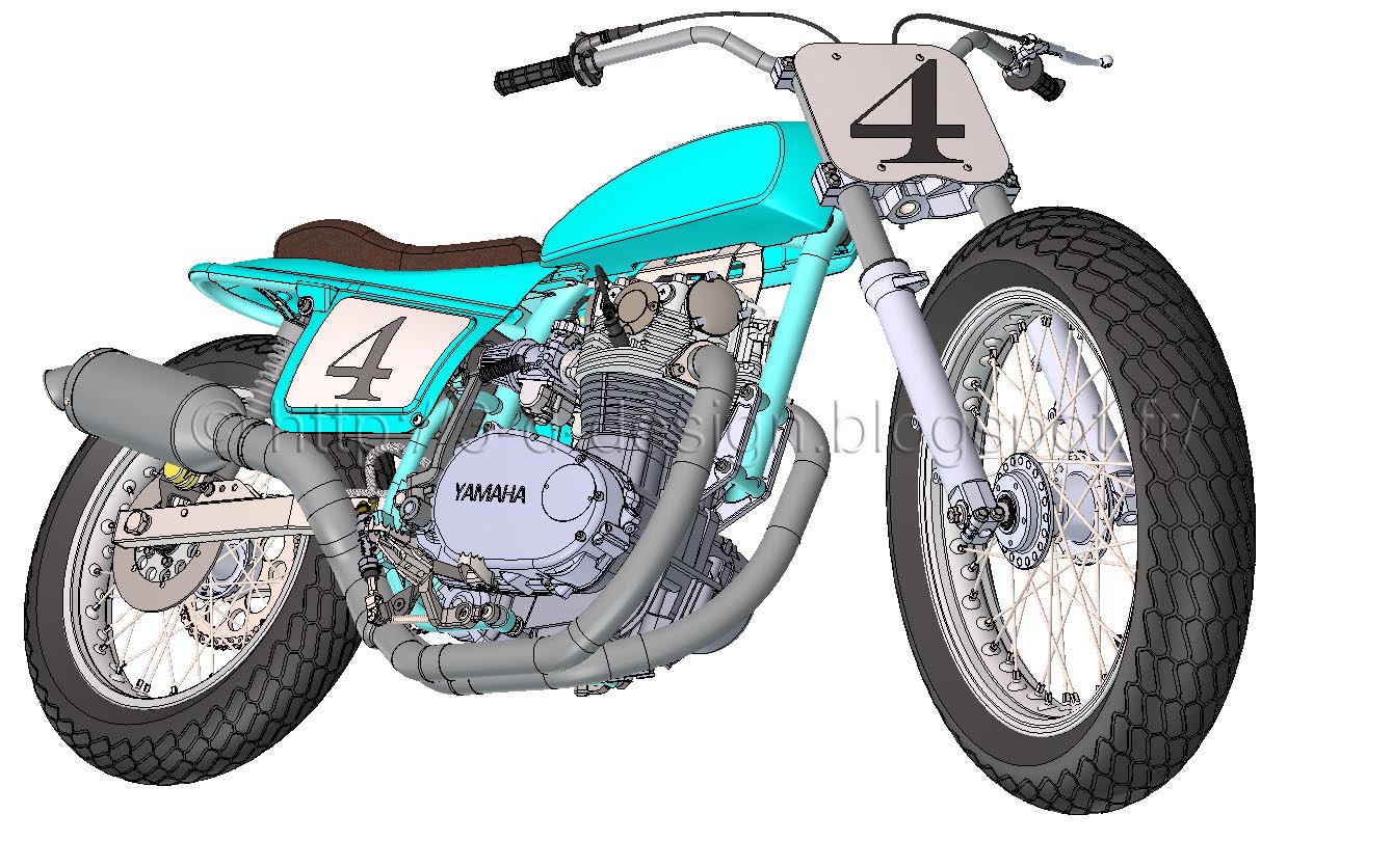 雅马哈XS 650复古摩托车