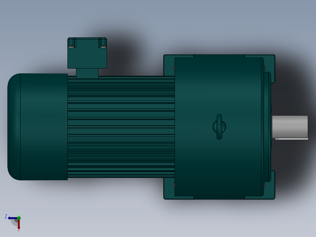 CH-40-2200-3～40卧式三相铝壳(刹车)马达减速机[CH-40-2200-25-G2]